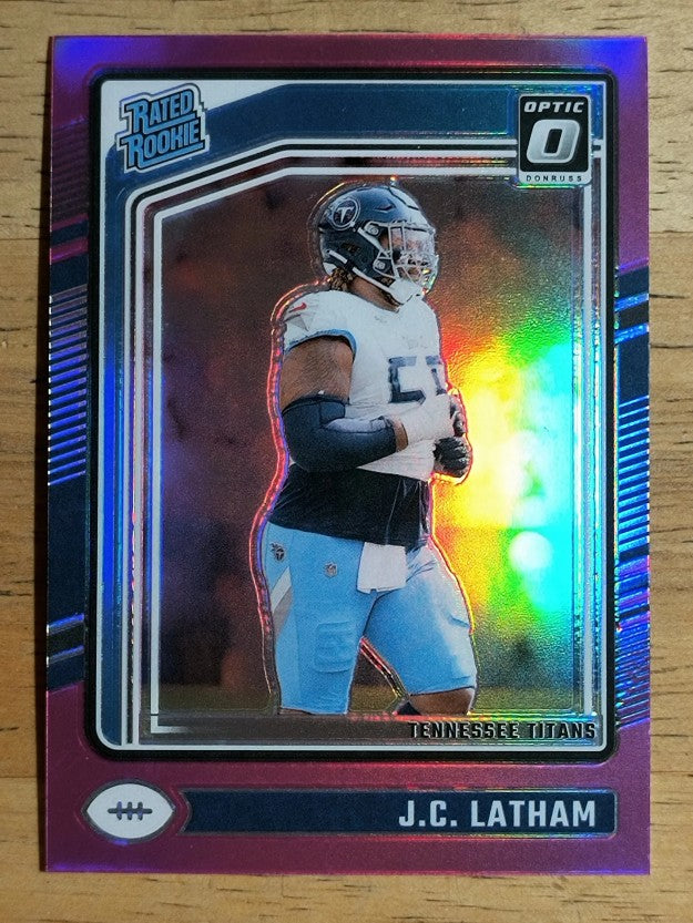 2024 Donruss Optic Pink #234 JC Latham RR