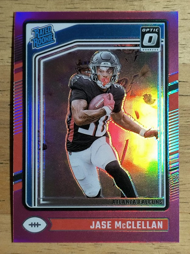 2024 Donruss Optic Pink #243 Jase McClellan RR