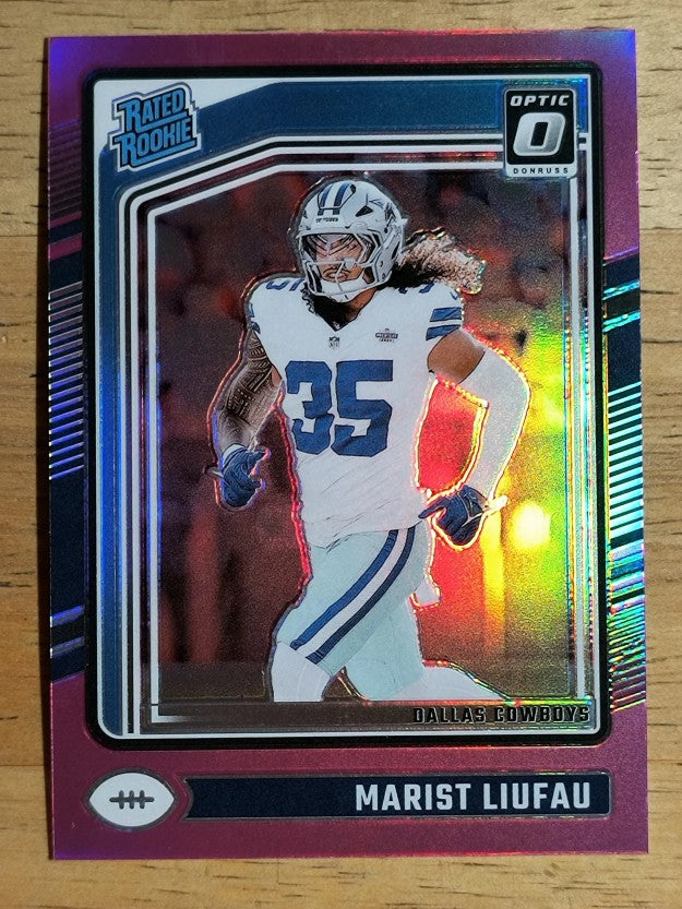 2024 Donruss Optic Pink #273 Marist Liufau RR