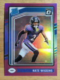 2024 Donruss Optic Pink #281 Nate Wiggins RR