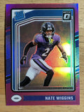 2024 Donruss Optic Pink #281 Nate Wiggins RR