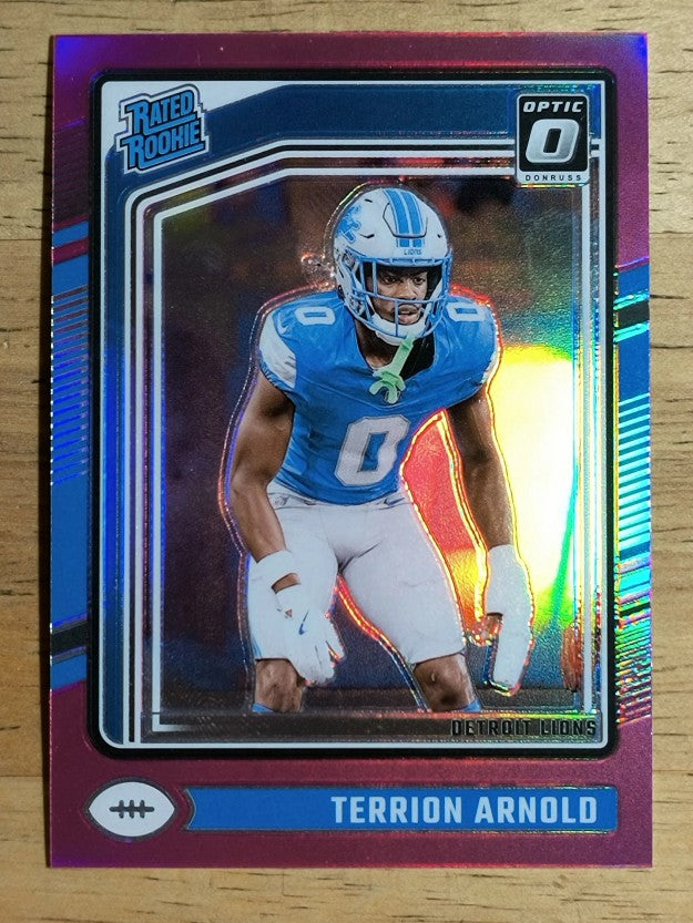 2024 Donruss Optic Pink #290 Terrion Arnold RR