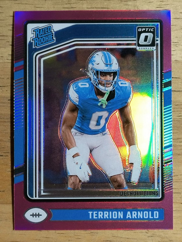 2024 Donruss Optic Pink #290 Terrion Arnold RR