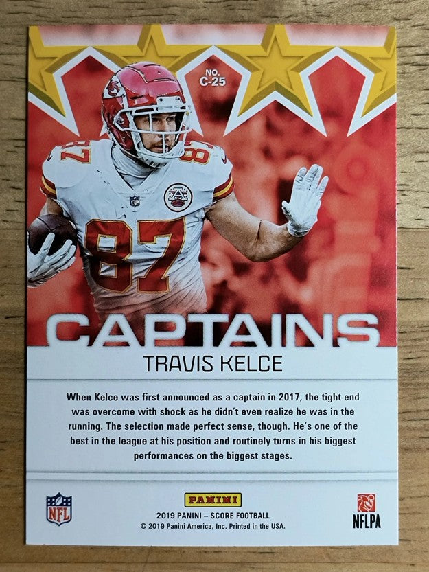 2019 Score Captains #25 Travis Kelce