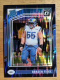 2024 Donruss Optic Purple Shock #210 Braden Fiske RR