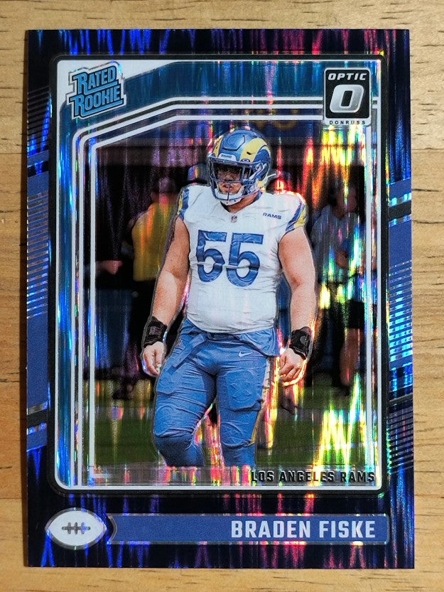 2024 Donruss Optic Purple Shock #210 Braden Fiske RR