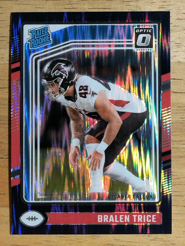 2024 Donruss Optic Purple Shock #212 Bralen Trice RR