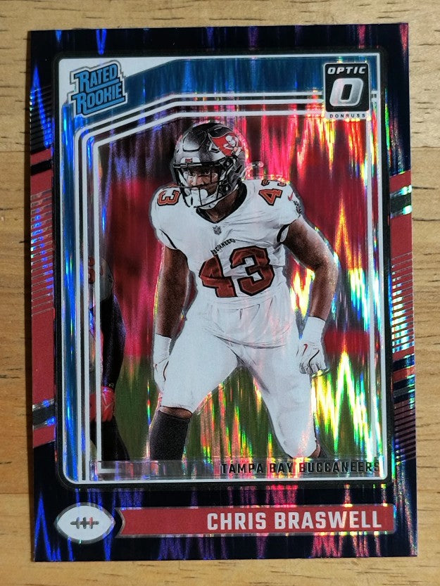 2024 Donruss Optic Purple Shock #220 Chris Braswell RR (NM)