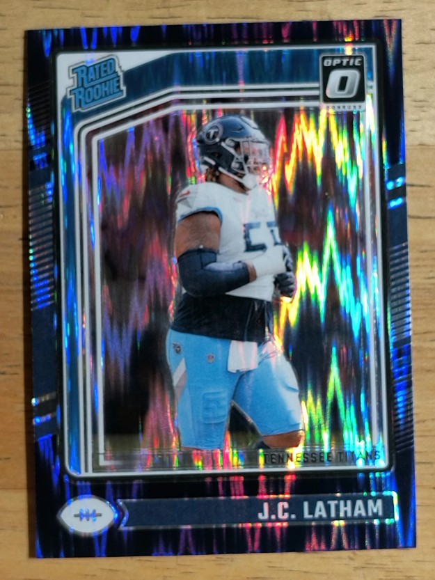 2024 Donruss Optic Purple Shock #234 JC Latham RR