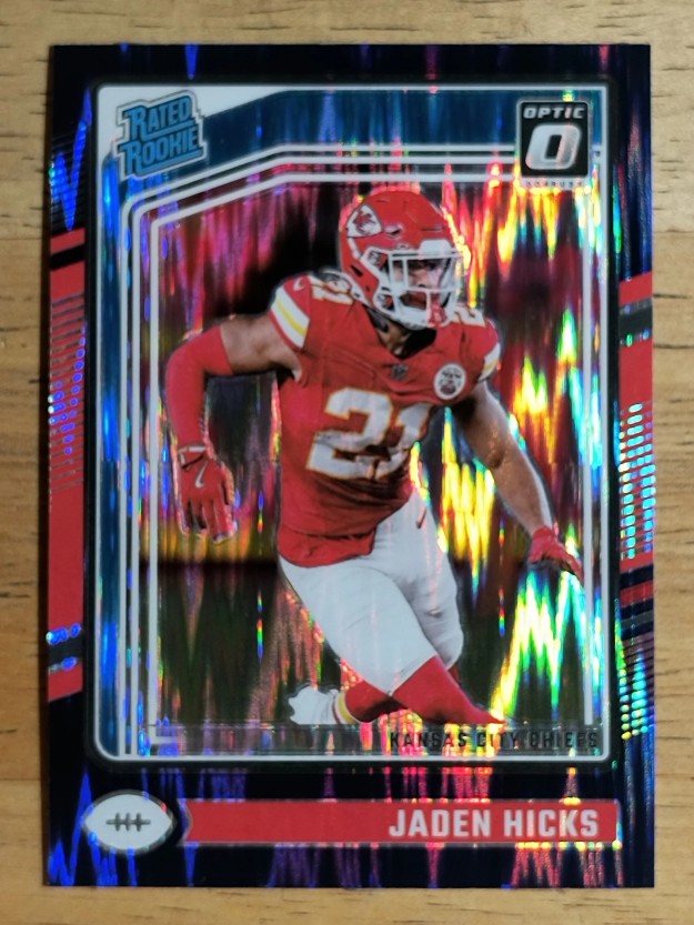 2024 Donruss Optic Purple Shock #237 Jaden Hicks RR