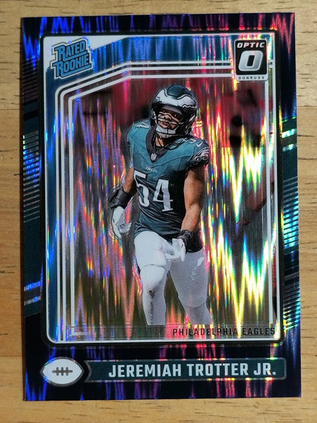 2024 Donruss Optic Purple Shock #250 Jeremiah Trotter Jr. RR