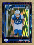 2024 Donruss Optic Purple Shock #267 Laiatu Latu RR