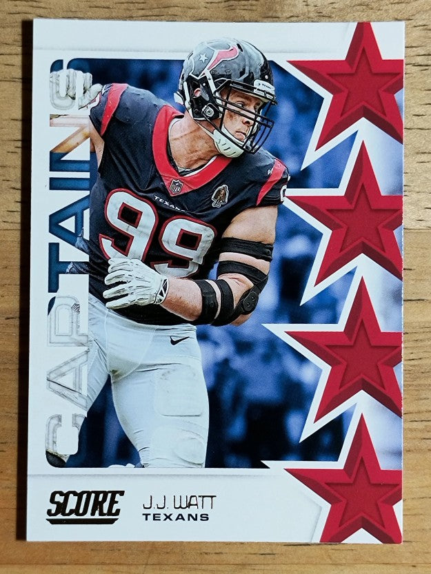 2019 Score Captains #8 J.J. Watt