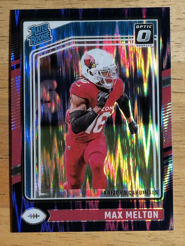 2024 Donruss Optic Purple Shock #277 Max Melton RR