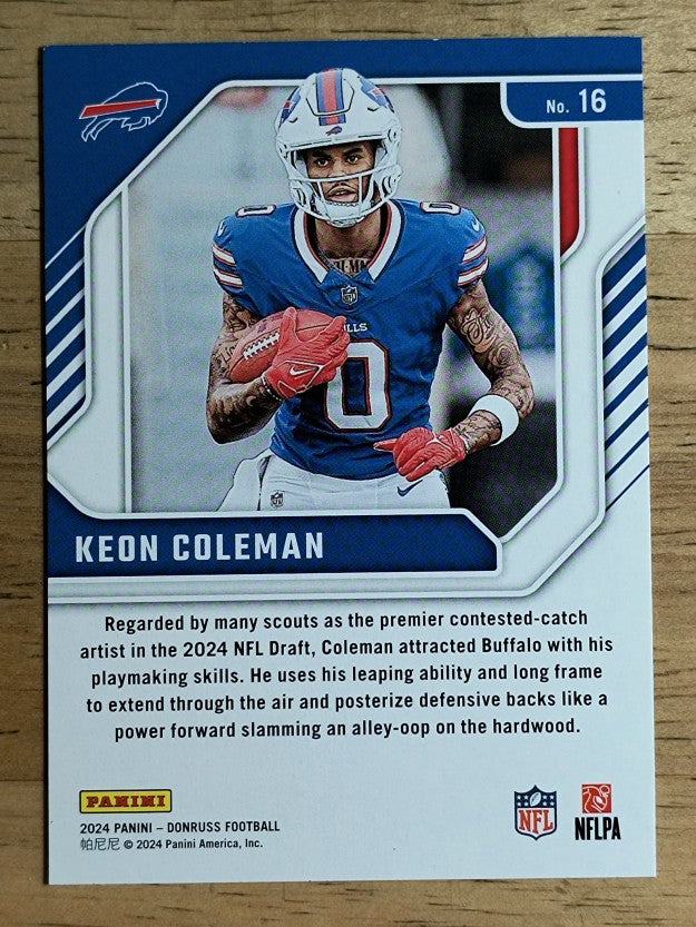 2024 Donruss The Elite Series Rookies #16 Keon Coleman
