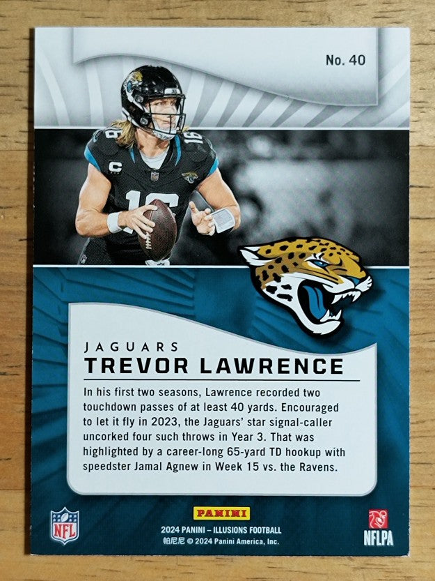 2024 Panini Illusions Trophy Collection Cubic #40 Trevor Lawrence