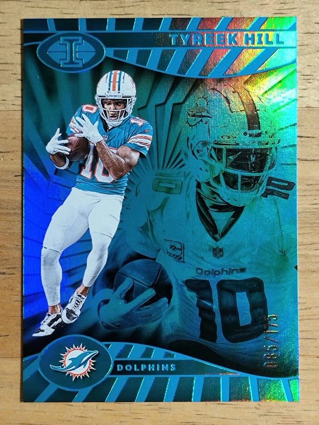 2024 Panini Illusions Trophy Collection Teal #57 Tyreek Hill