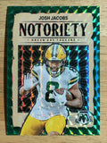 2024 Panini Mosaic Notoriety Mosaic Green #5 Josh Jacobs