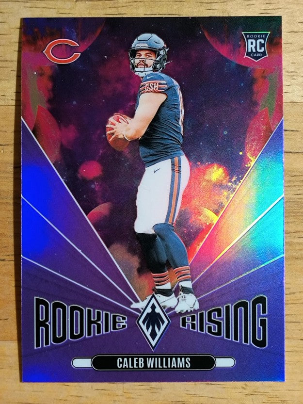 2024 Panini Phoenix Rookie Rising Purple #50 Caleb Williams