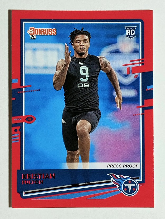 2020 Donruss Press Proof Red #259 Kristian Fulton (NM)