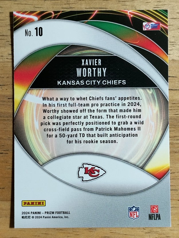 2024 Panini Prizm Portals #10 Xavier Worthy