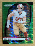 2024 Panini Prizm Prizms Neon Green Pulsar #254 Nick Bosa