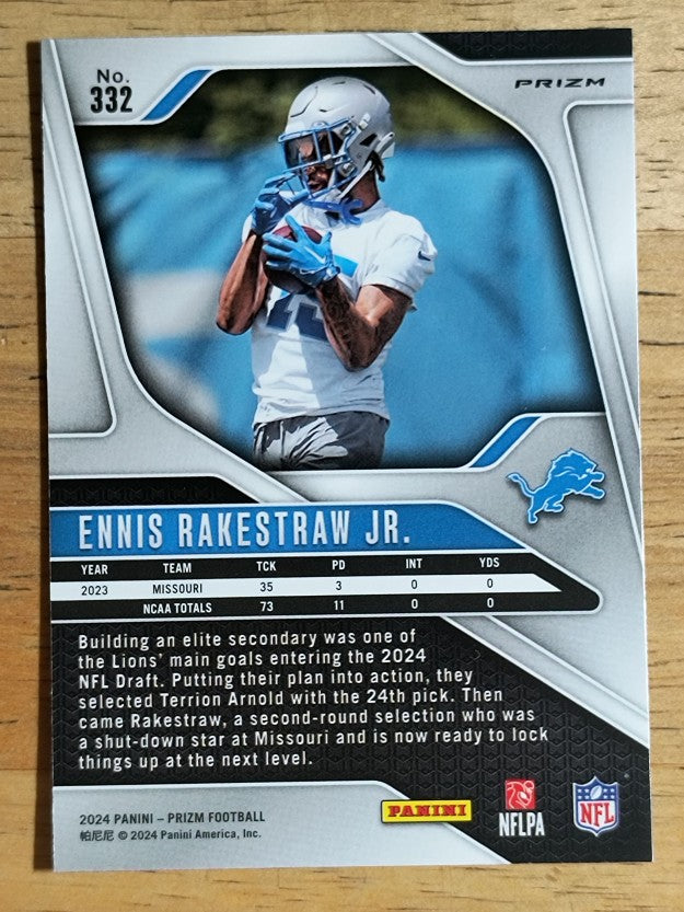 2024 Panini Prizm Prizms Silver #332 Ennis Rakestraw Jr.