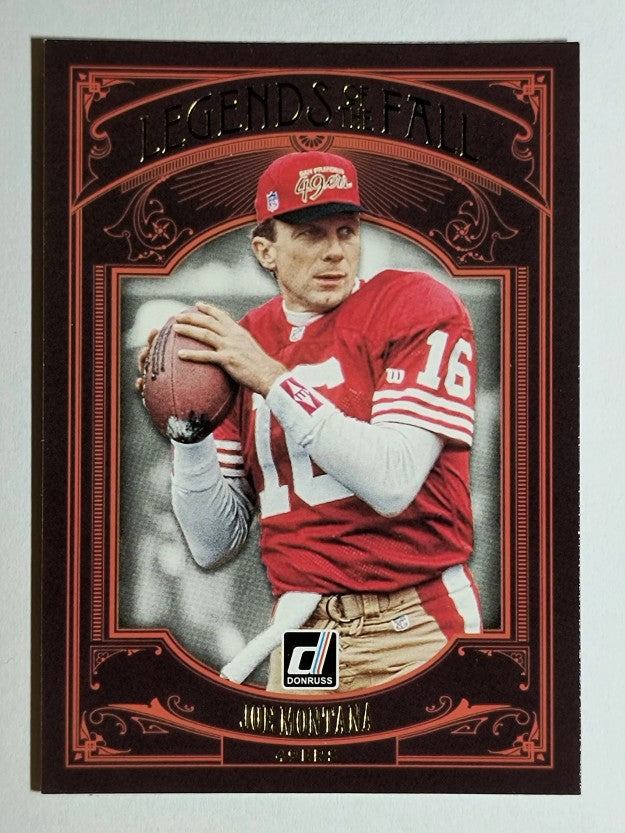 2020 Donruss Legends of the Fall #2 Joe Montana