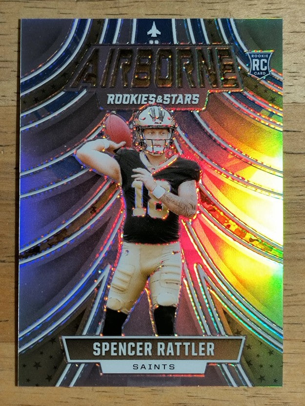 2024 Rookies and Stars Airborne Silver #29 Spencer Rattler
