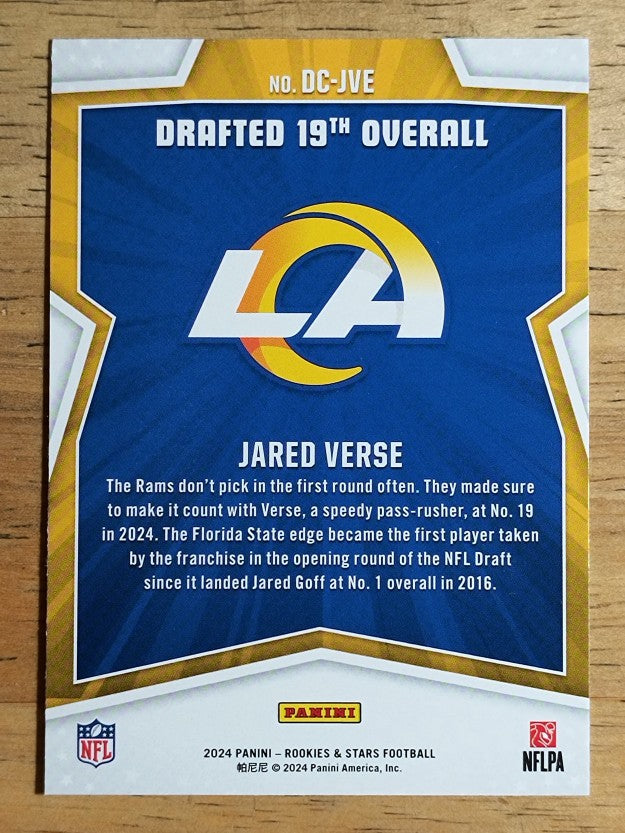 2024 Rookies and Stars Draft Class Longevity #20 Jared Verse