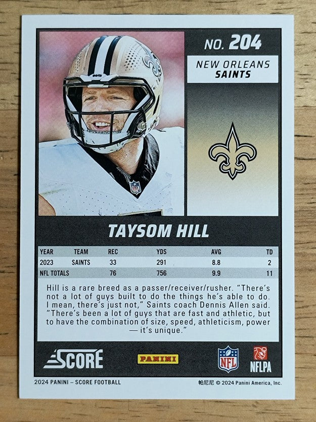 2024 Score Dots Gold #204 Taysom Hill