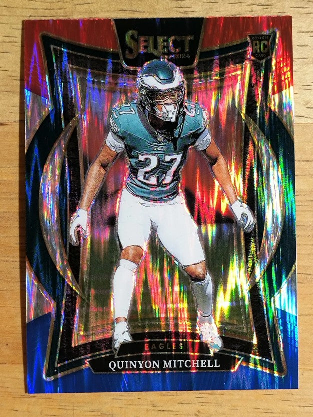 2024 Select Prizm Red and Blue Shock #55 Quinyon Mitchell