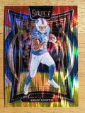 2024 Select Prizm Red and Yellow Shock #5 Amari Cooper