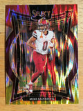 2024 Select Prizm Red and Yellow Shock #76 Mike Sainristil