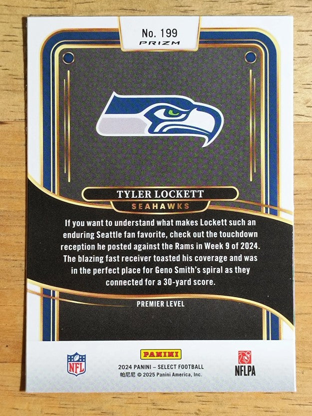 2024 Select Prizm Red and Yellow Shock #199 Tyler Lockett