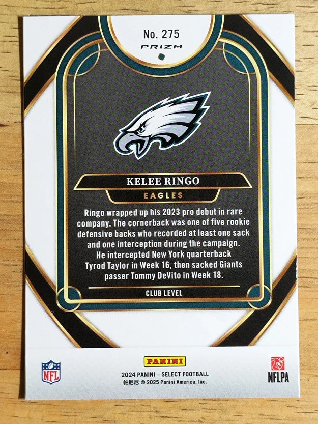 2024 Select Prizm Red and Yellow Shock #275 Kelee Ringo