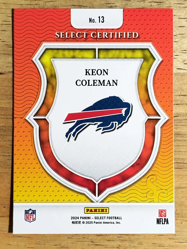 2024 Select Select Certified Rookies #13 Keon Coleman