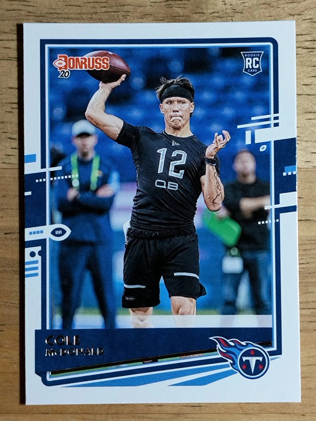 2020 Donruss #298 Cole McDonald RC