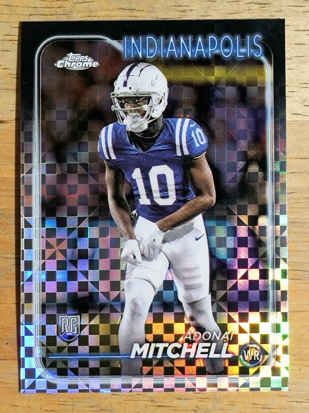 2024 Topps Chrome Xfractors #210 Adonai Mitchell