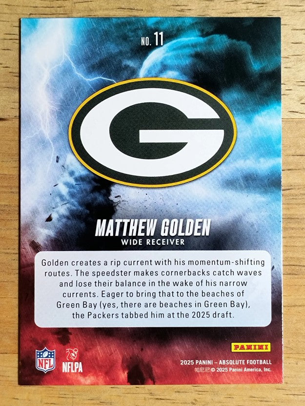 2025 Absolute By Storm #11 Matthew Golden