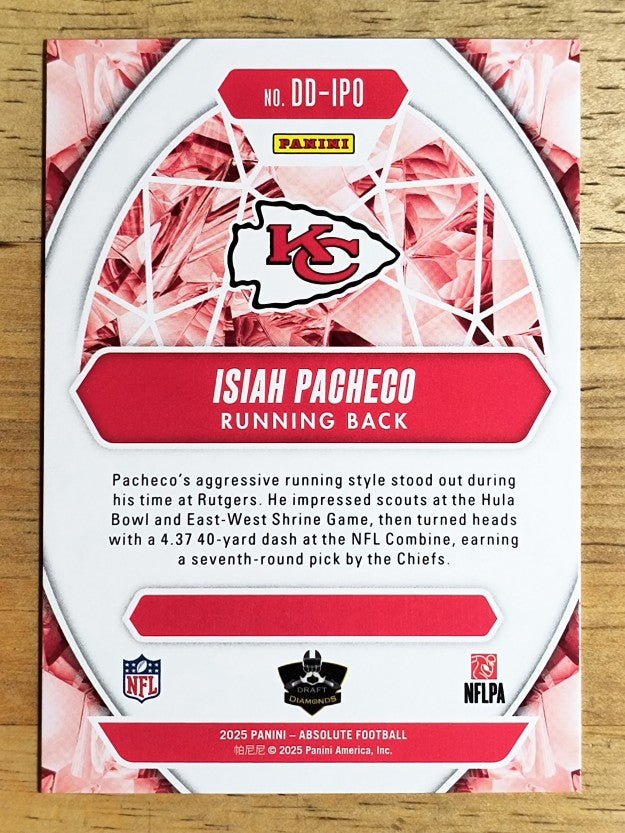 2025 Absolute Draft Diamonds #2 Isiah Pacheco