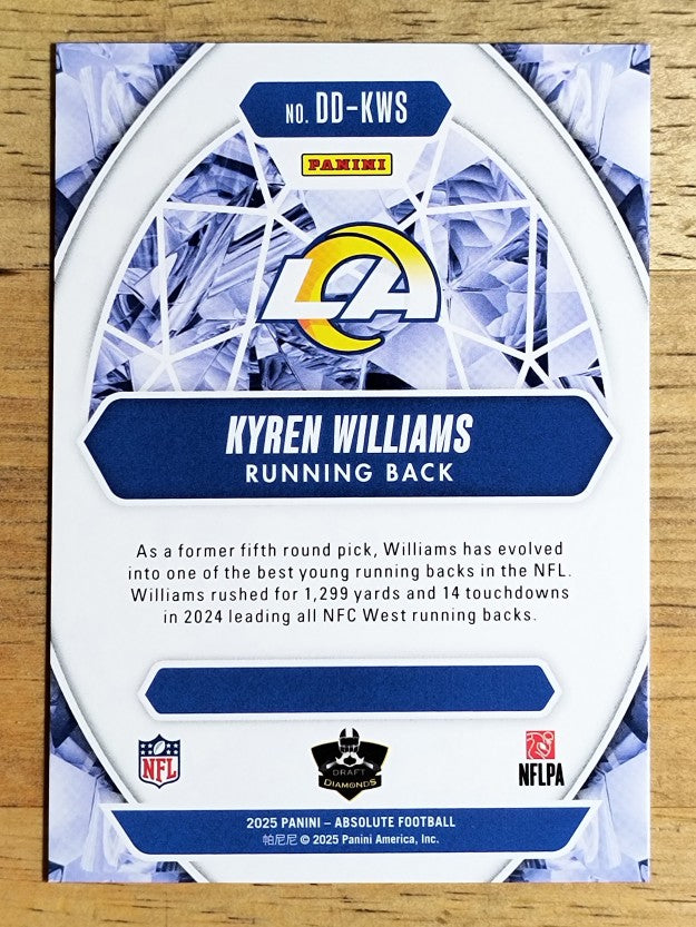 2025 Absolute Draft Diamonds #5 Kyren Williams