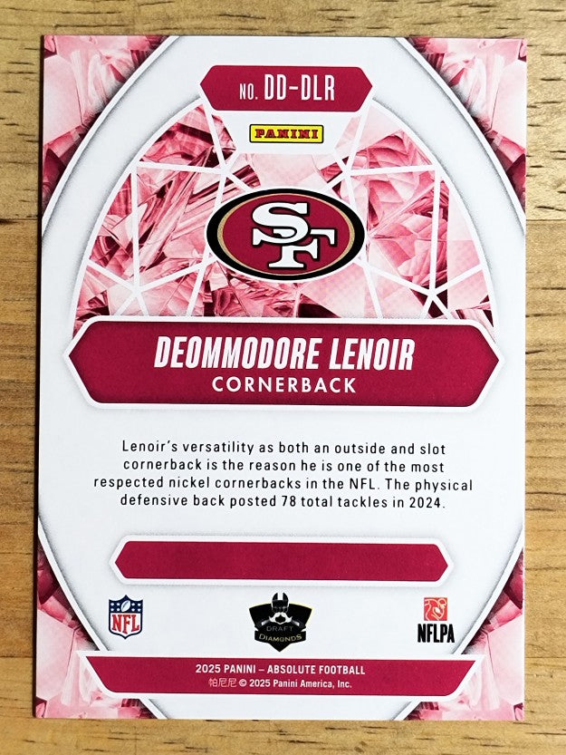 2025 Absolute Draft Diamonds #6 Deommodore Lenoir