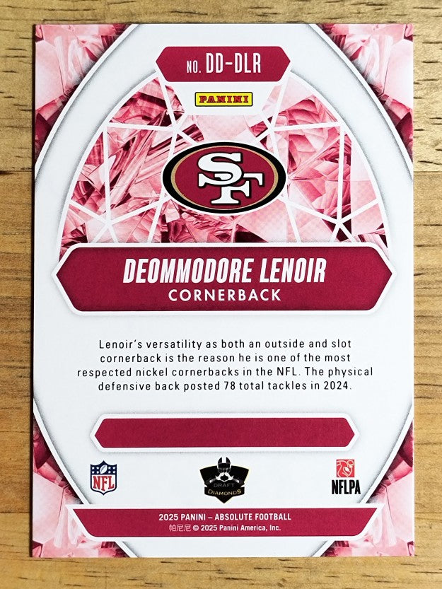 2025 Absolute Draft Diamonds #6 Deommodore Lenoir