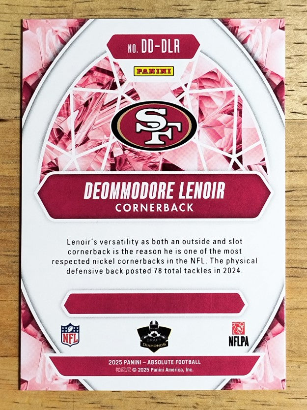 2025 Absolute Draft Diamonds #6 Deommodore Lenoir
