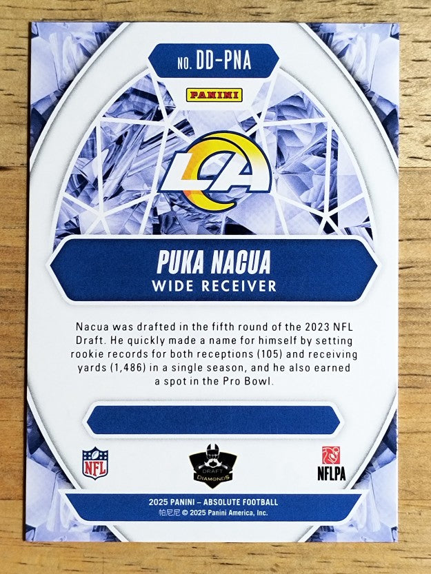 2025 Absolute Draft Diamonds #11 Puka Nacua