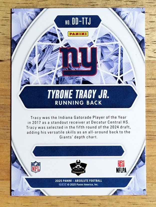2025 Absolute Draft Diamonds #12 Tyrone Tracy Jr.