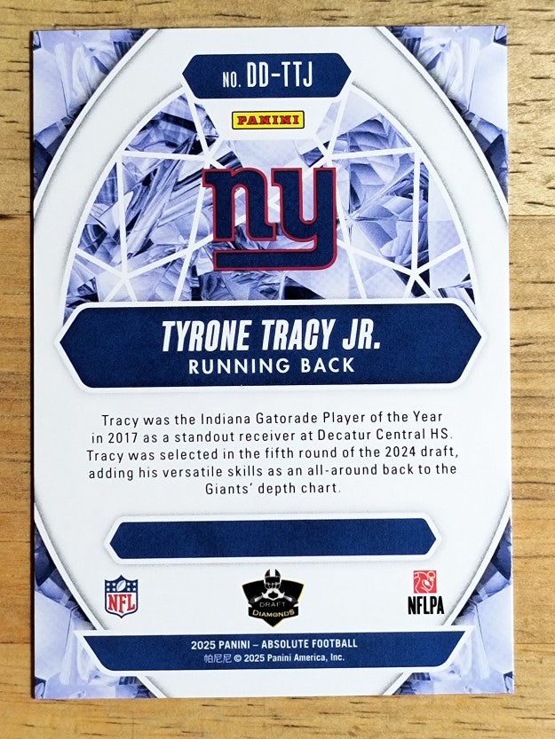 2025 Absolute Draft Diamonds #12 Tyrone Tracy Jr.