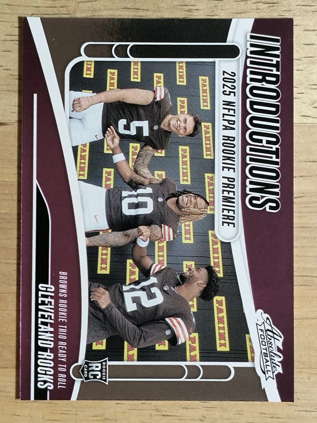 2025 Absolute Introductions #8 Q.Judkins/D.Gabriel/S.Sanders/Cleveland Rocks
