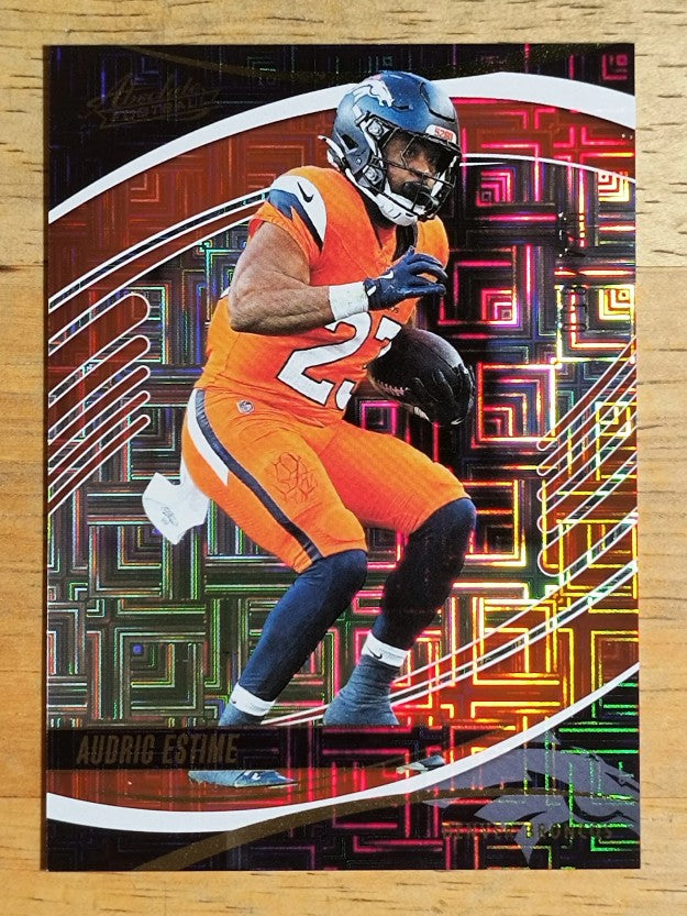 2025 Absolute Red Squares #21 Audric Estime